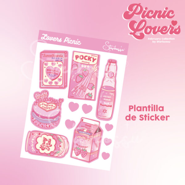 Picnic Lovers Sticker Sheet