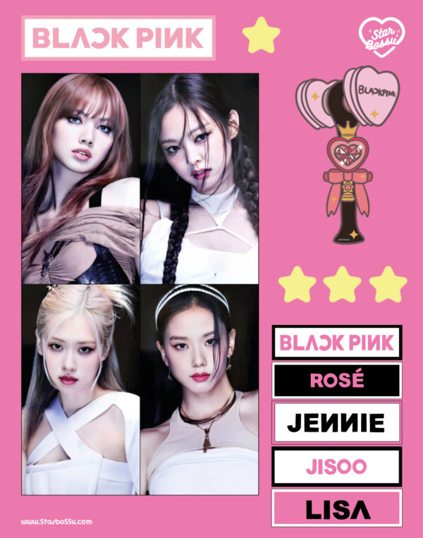 XL Stickers | Black Pink