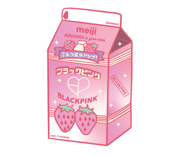 Blackpink Milk Sticker