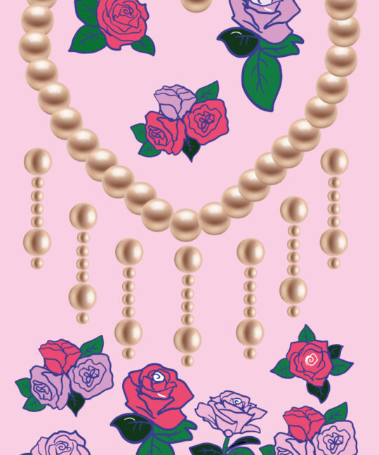 Hearts and pearls | Sticker sheet