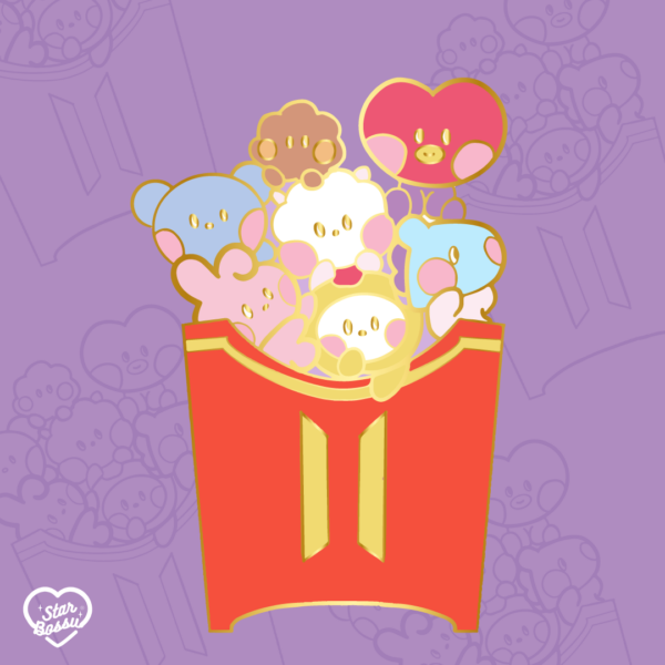 BTS x McDonald's Sticker conmemorativo