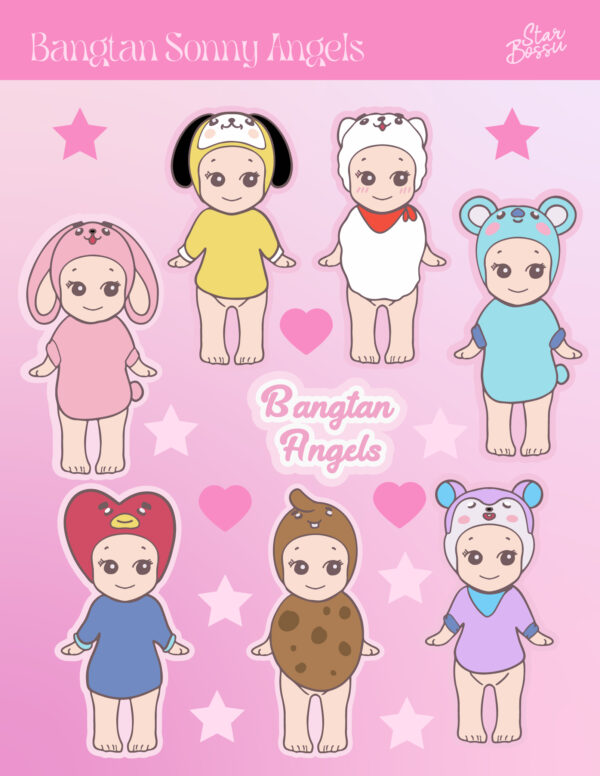 XL Stickers | Bangtan Sonny Angels