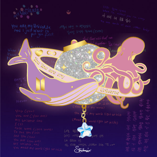 My universe BTS WHALE sticker