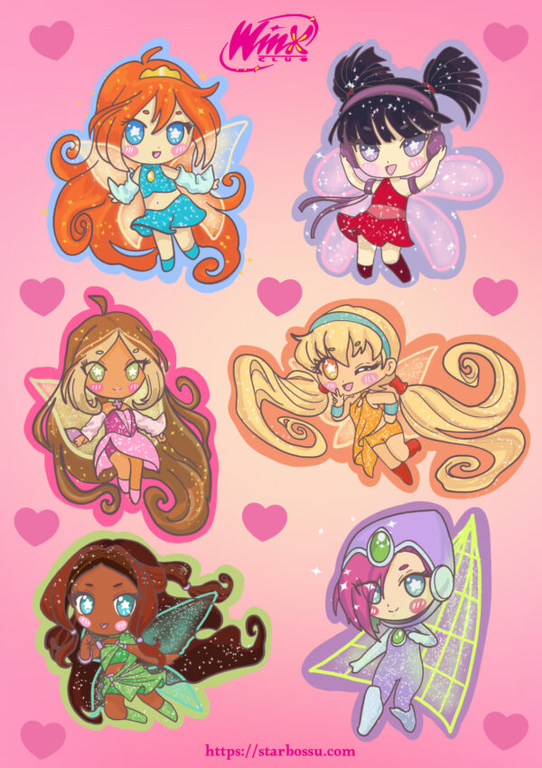 ANIME XL Stickers | Winx Club