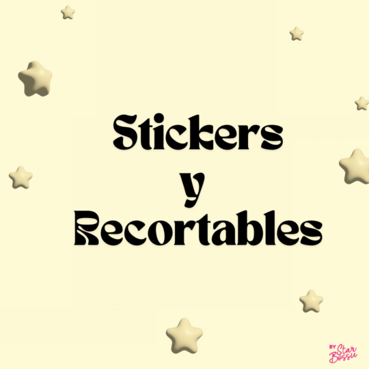 Stickers y recortables