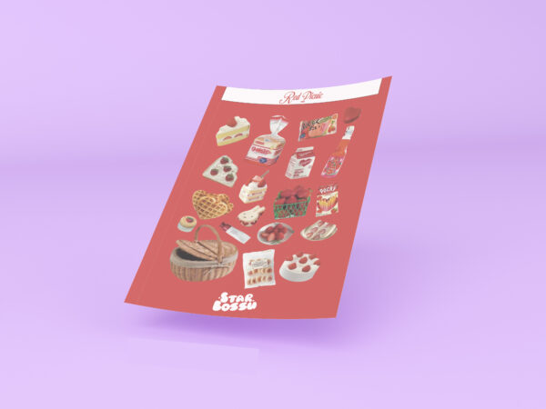 Red Picnic / Sticker Sheet