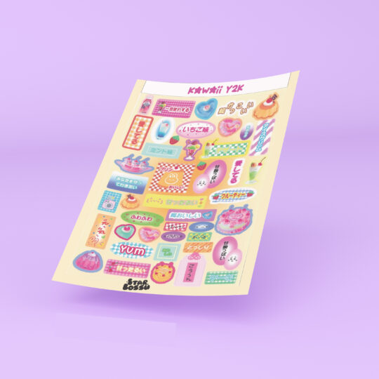 Kawaii Y2K / Sticker Sheet