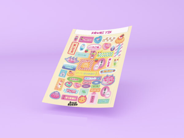 Kawaii Y2K / Sticker Sheet